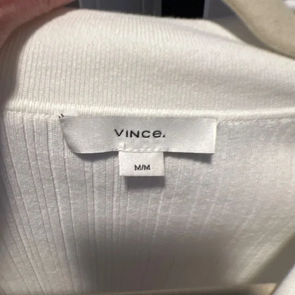 VINCE polo sweater white sweater - Picture 5 of 7